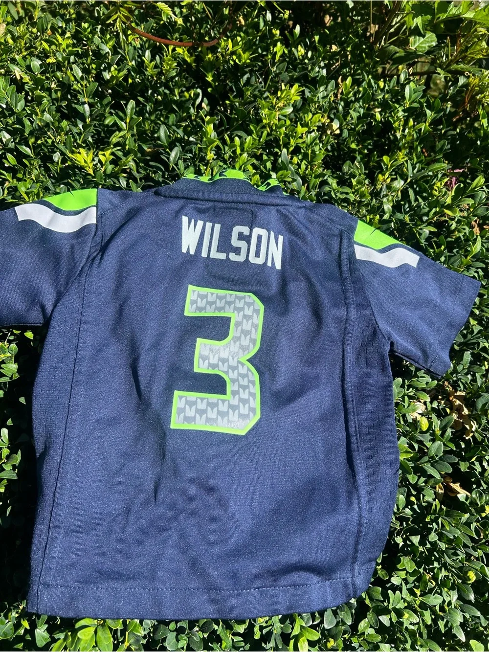 NFL Seattle Seahawks #3 Baby Boy’s Navy & Green Jersey Size 24M
